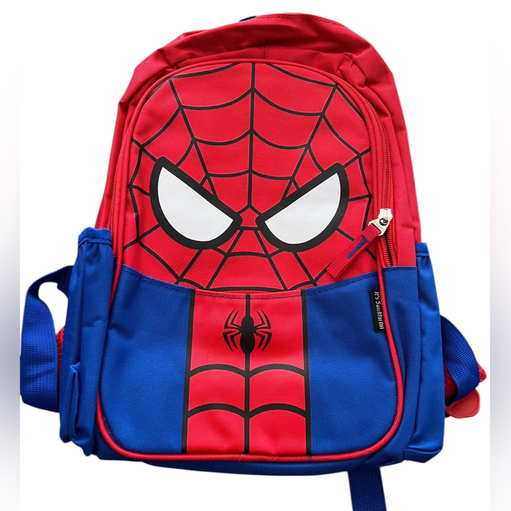 NWOT Spider-Man Themed Red and Blue Backpack